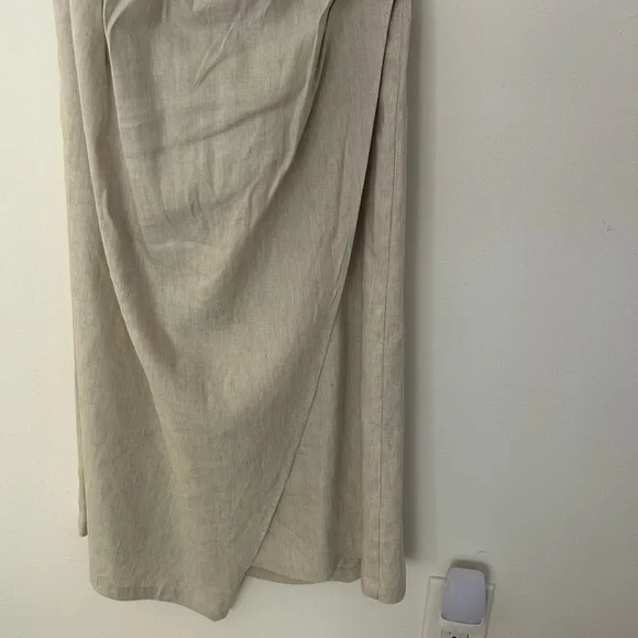 Spring Halter Beige Midi Dress Stitch Fix - Picture 8 of 15